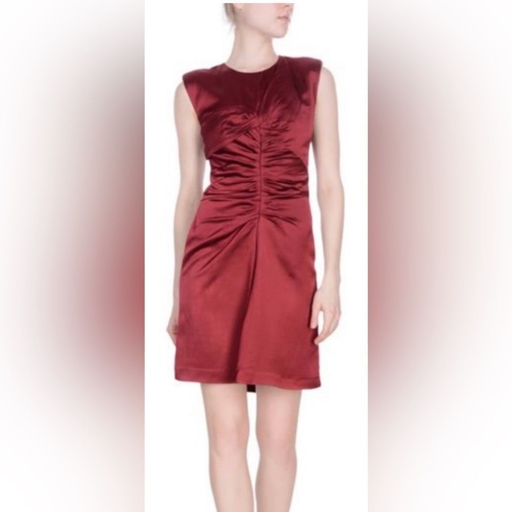 Isabel Marant  Burgundy Dress, US4 - Picture 3 of 14